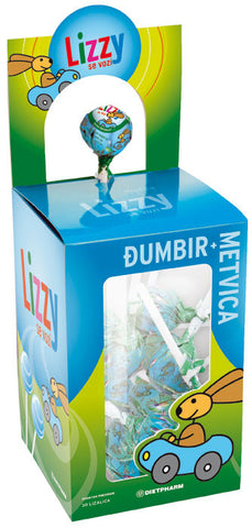 Dietpharm Lizzy se vozi lizalica 30x10 g