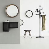Low Stool | Dark stained oak | 47 cm