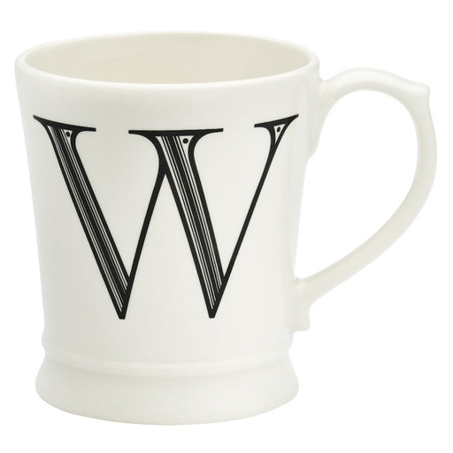 W Alphabet Letter Mug