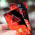 FIRE ELEMENT - Pouch Crystal Set with Reference Cards
