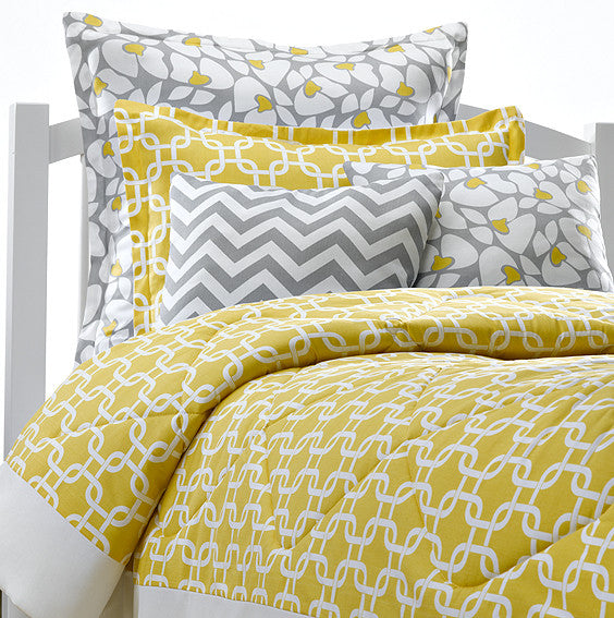 Yellow Metro Bedding by American Made Dorm & Home