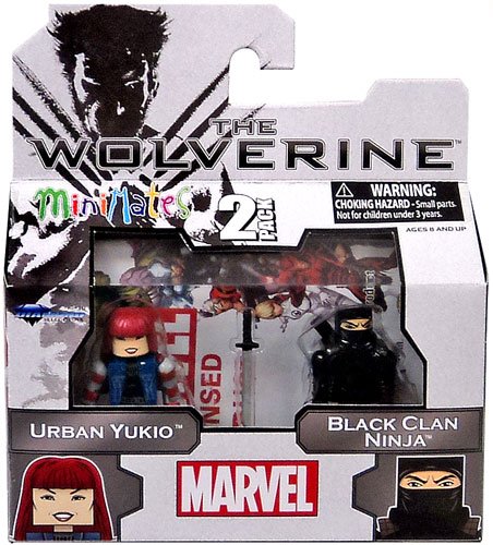 Marvel Minimates The Wolverine Urban Yukio & Black Clan Ninja
