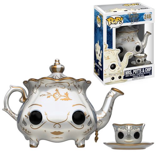 Disney Beauty and the Beast Live Action Mrs. Potts and Chip Pop! Vinyl Figure #246