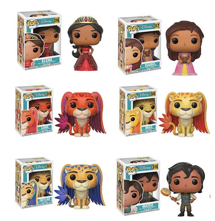 Elena of Avalor Pop! Vinyl Figures Set of 6