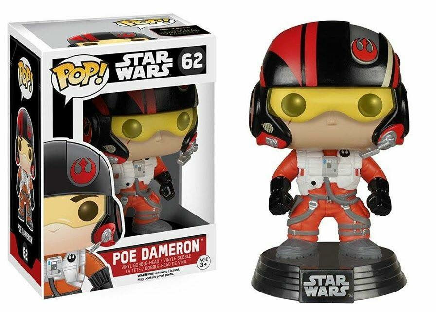 Star Wars Episode The Fore Awakens VII Poe Dameron Funko POP! Vinyl Figure #62