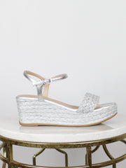 Berties Silver Unisa Wedges