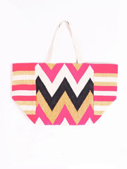 Berties Vilagallo Salma Patterned Bag In Pink