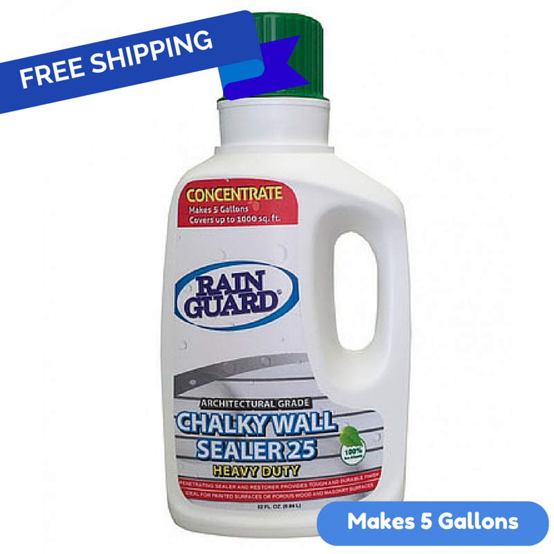 Rainguard Chalky Wall Sealer 32 Oz. Quart (Concentrate) Makes 5 Gallons