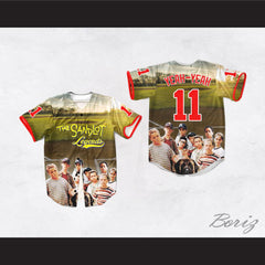 Alan 'Yeah-Yeah' McClennan 11 The Sandlot Legends Baseball Jersey