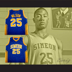 Ben Wilson Simeon High School Basketball 25 Jersey NEW Stitch Sewn - borizcustom