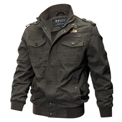 ReFire Gear Military Pilot Jackets Men Winter Autumn Bomber Cotton Coat Tactical Army Jacket Male Casual Air Force Flight Jacket