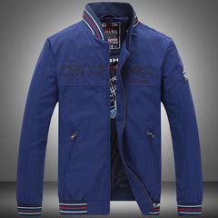 New Brand Spring Autumn Men Casual Shark Jacket Coat Mens Fashion Washed Cotton Brand-Clothing Jackets Male Zipper Coats