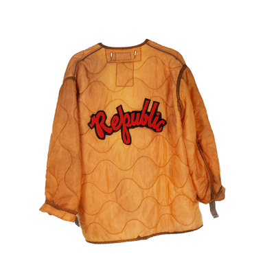 One Of A Kind Vintage Military Jacket W/ Republic patch