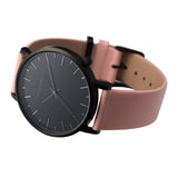 Minimalist - Matte Black / Blush Timepiece