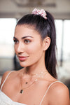 Slip Scrunchies - Pink Snow Leopard