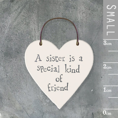 A Sister Is A Special Kind Of Friend Mini Keepsake Heart
