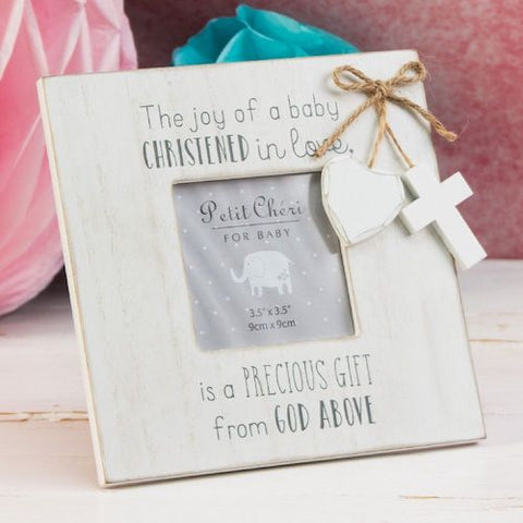 Baby Christening Frame - Personalised