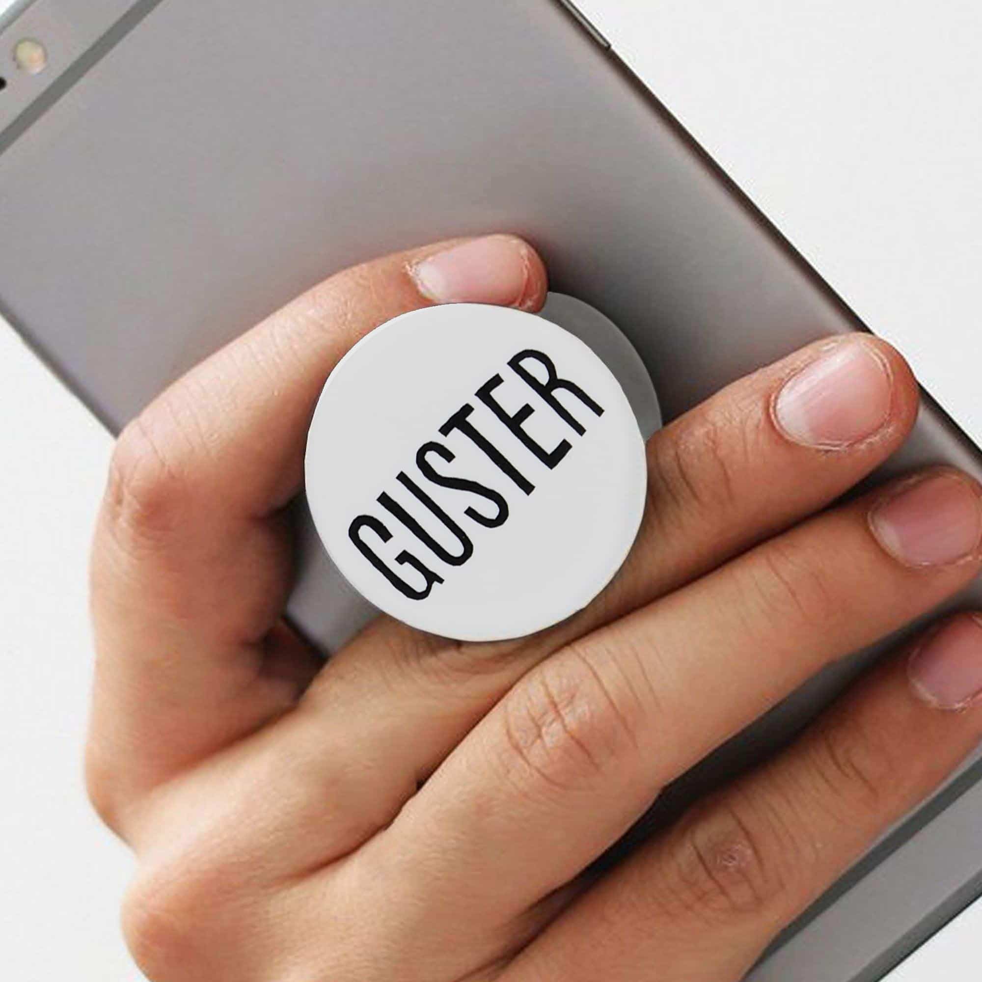 'Guster Text' Pop Socket