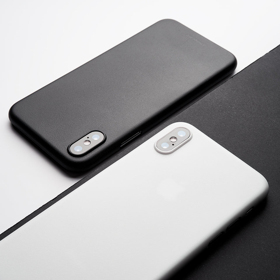 chimpcase iPhone XS Skinny Case - solid white