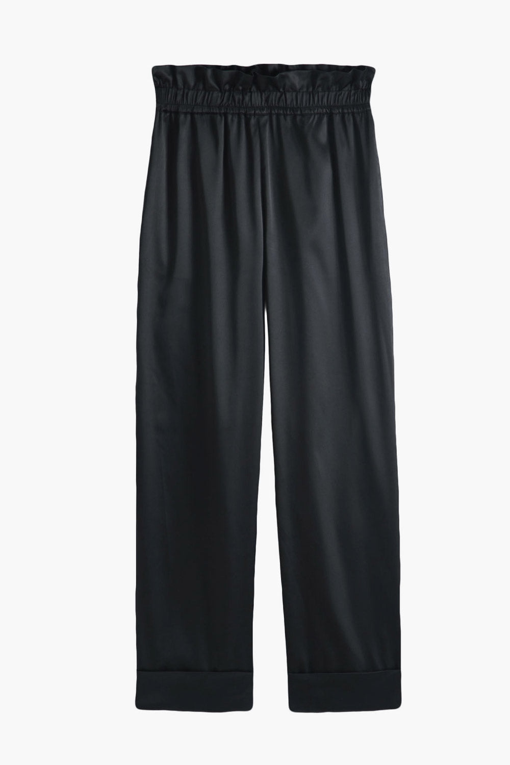 High-Rise Thin Silky Pants