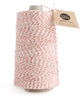 Knot & Bow Jumbo Glitter Twine Red Natural