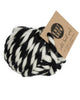 Knot & Bow Color Twist Wool Ball Black