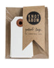 Knot & Bow Parcel Tags White