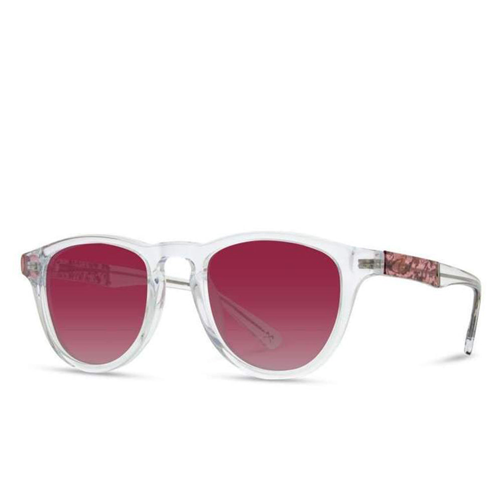 Shwood - Francis: Crystal // Plum Flower - Rose Fade Polarized