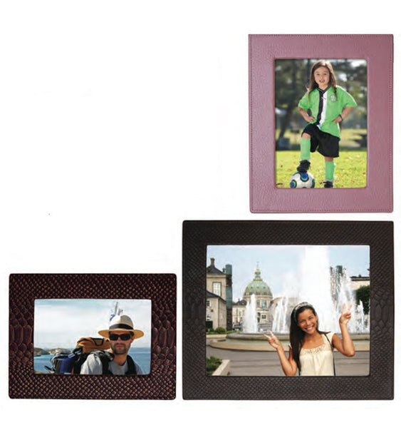 192 - 8 x 10 Square Edge Leather Frame