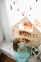 Luxe Color Fade Cloud Mobile in Rose Gold and Lavender - Baby Jives Co