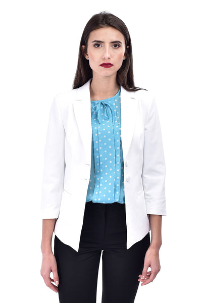 Sacou cambrat scurt ivory S1905