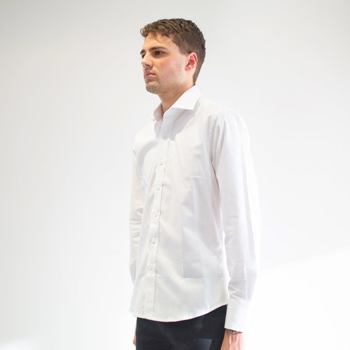 Grind - Men's White Dress Shirt - Threadsmiths