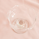 VINTAGE SET OF 4 SCALLOP CHAMPAGNE COUPE GLASSES
