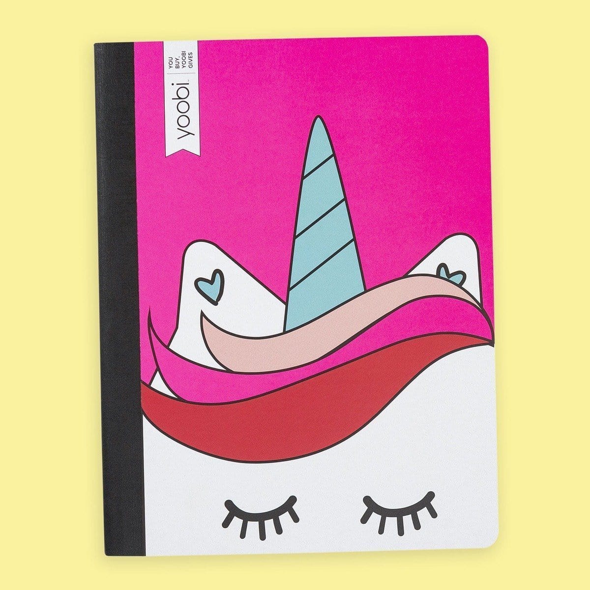 Composition Book, College Ruled - Pink Unicorn