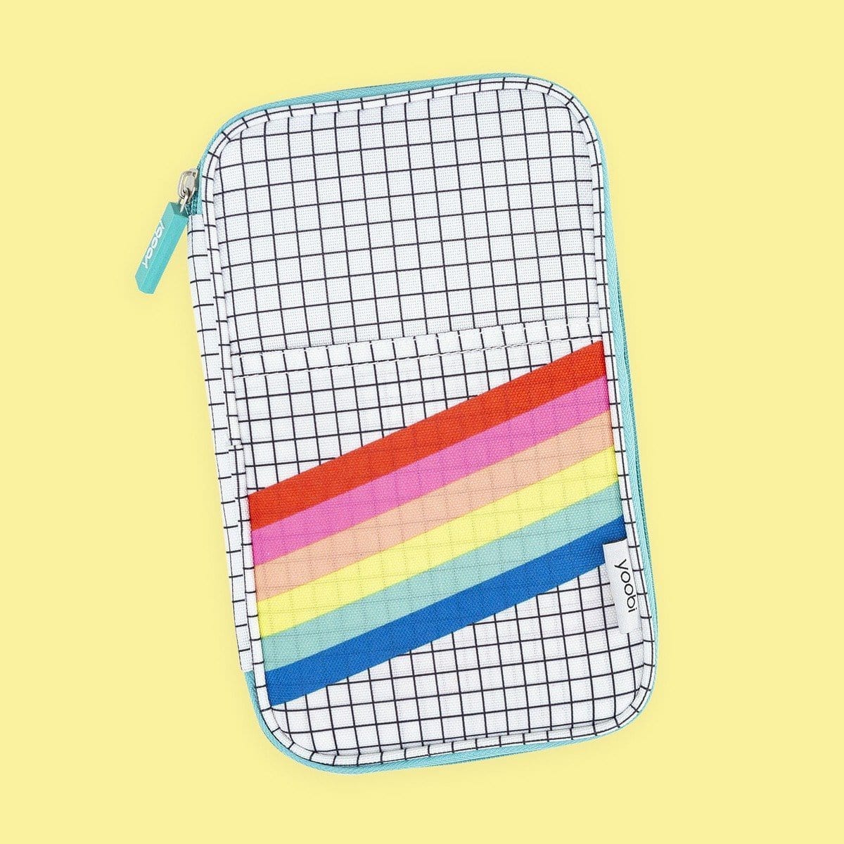 Pencil Organizer - Grid Rainbow Stripe