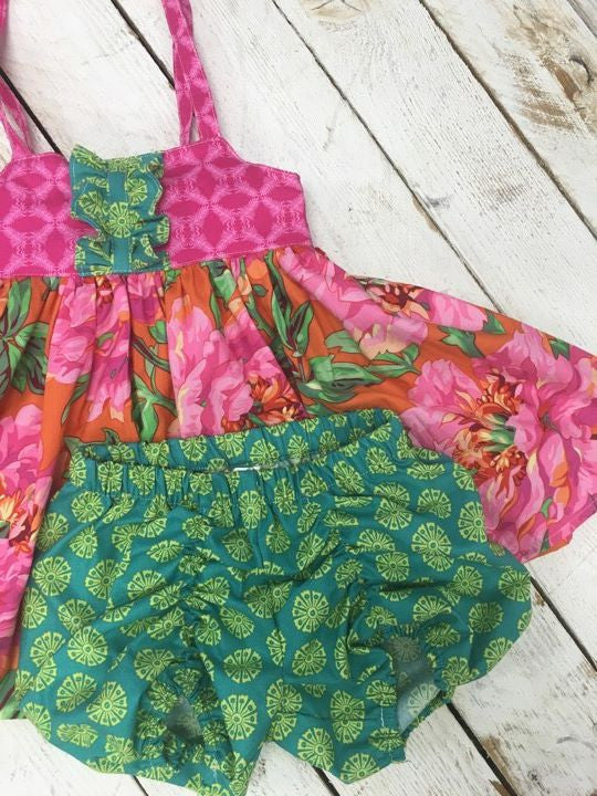 Eliza Tunic Set {Dress for sizes 7/8 and 10Y}