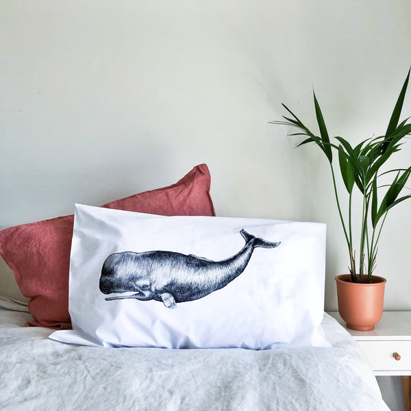 Sperm Whale Pillowcase