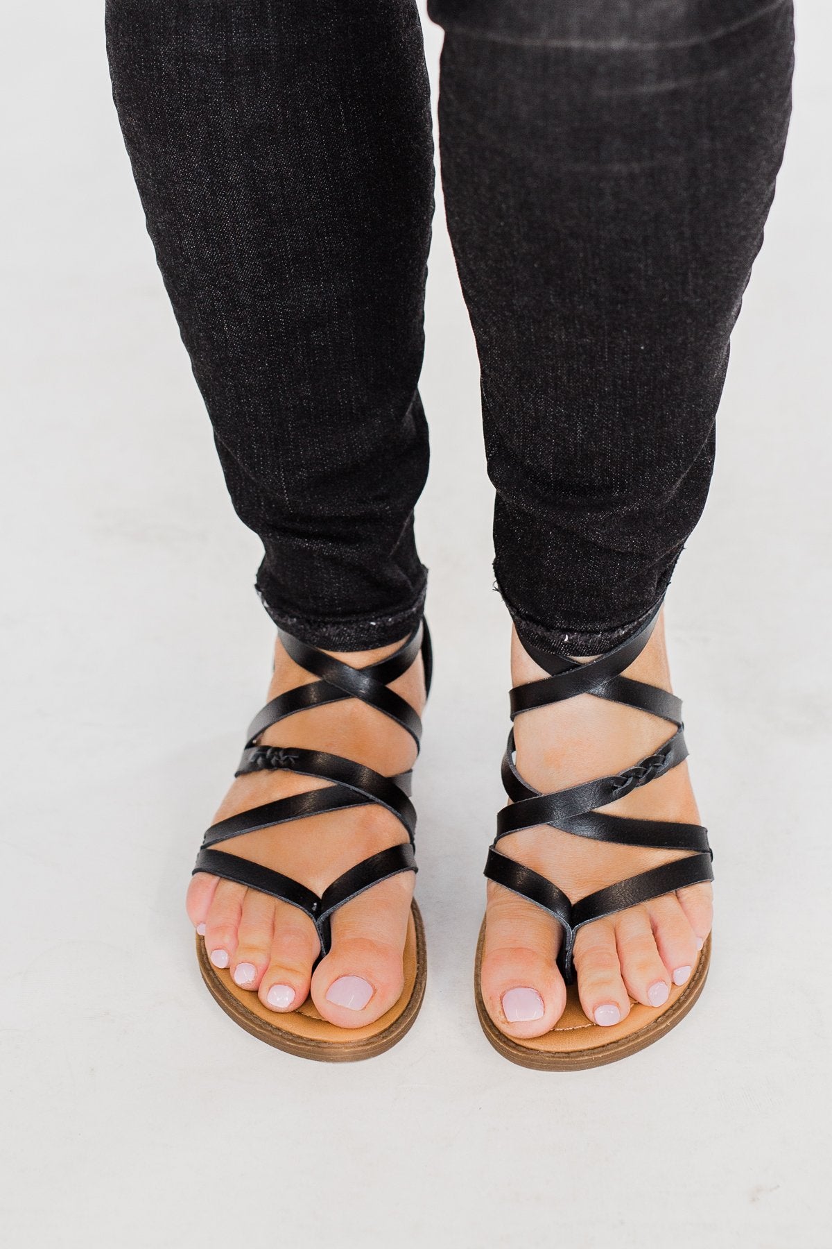 Very G Gypsy Girl Sandals- Black