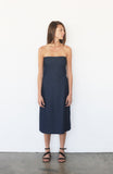 STRAPLESS TIE BACK DRESS