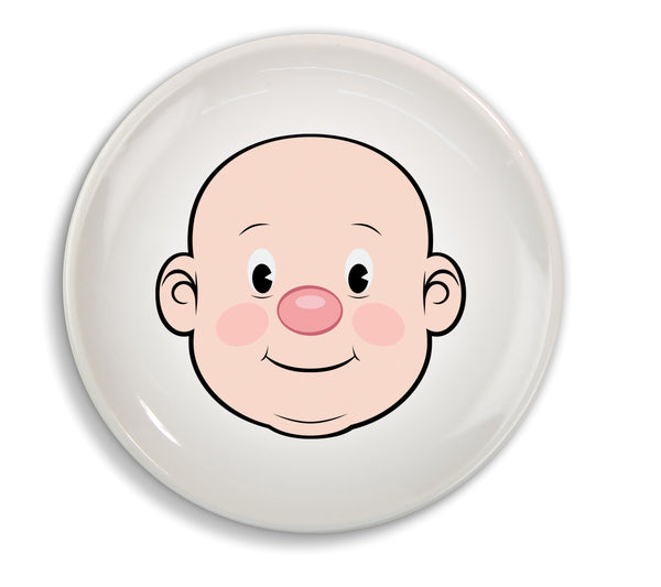 צלחת Food Face איש