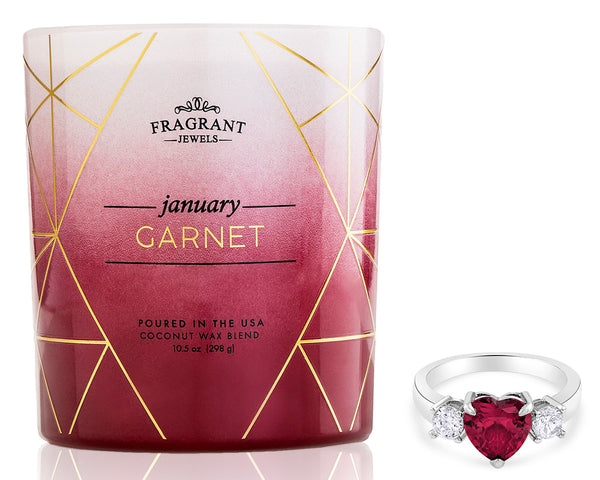 Garnet Ring Candle