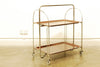 Folding rosewood tray trolley by Gerlinol