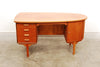 Teak and oak desk