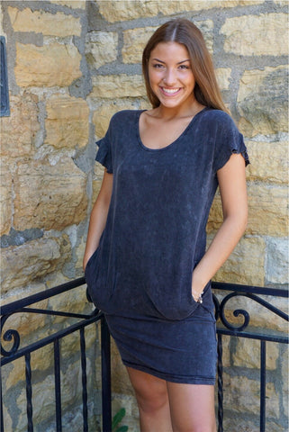 Multi Printed V-Neck Dress