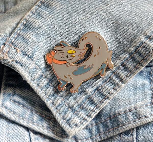 Dragon Flint Pin from Snarlbear - Webcomic Merchandise