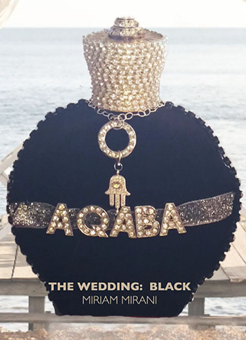 AQABA WEDDING: BLACK - FREE WORLDWIDE SHIPPING - by special order only