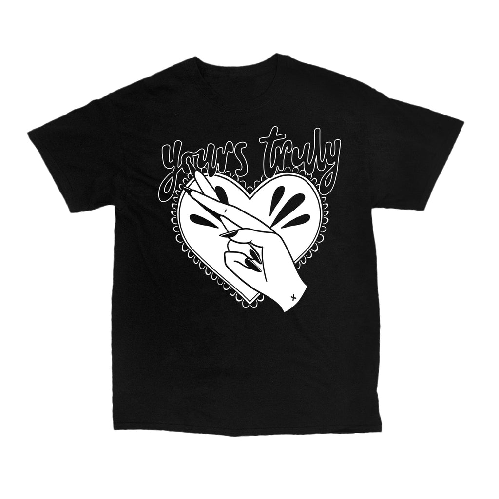 Cross Heart Tee (Black)