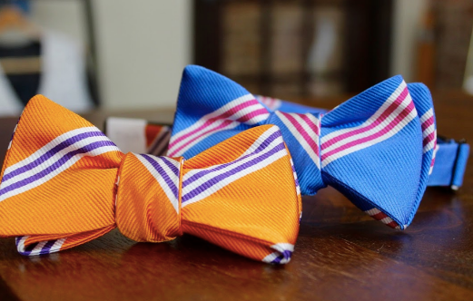 Powell Striped Bow Ties