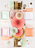 Coral Scalloped 9" Plates