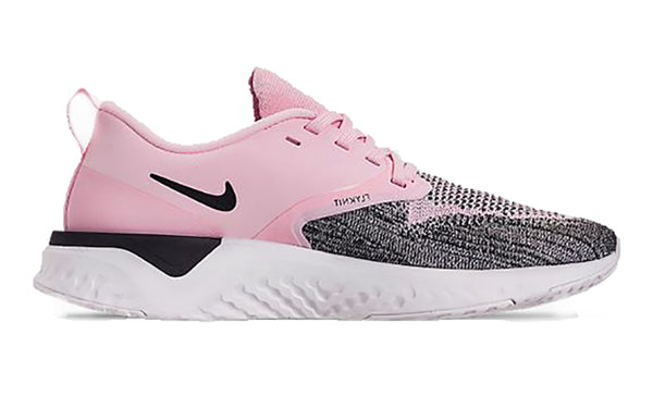 Nike Odyssey React Flyknit 2 + Crystals - Pink Foam/Black/Platinum TInt
